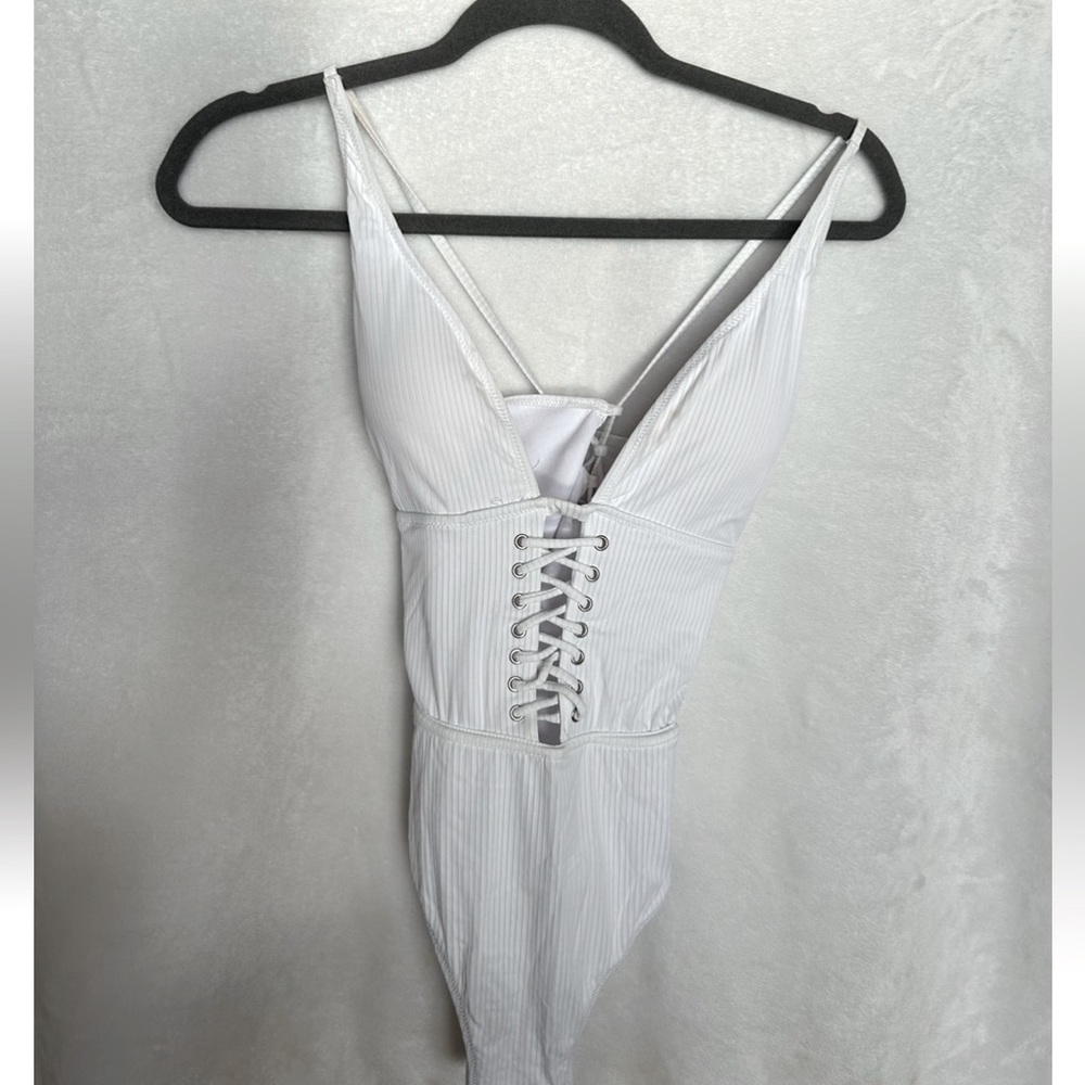 Beautiful detailed braiding bathing suit